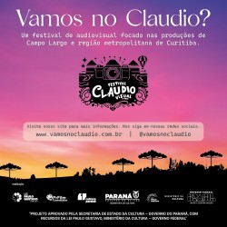 Inscrições para o CLÁudio – 1° Festival Audiovisual de Campo Largo e Região Metropolitana foram prorrogadas e com novidades